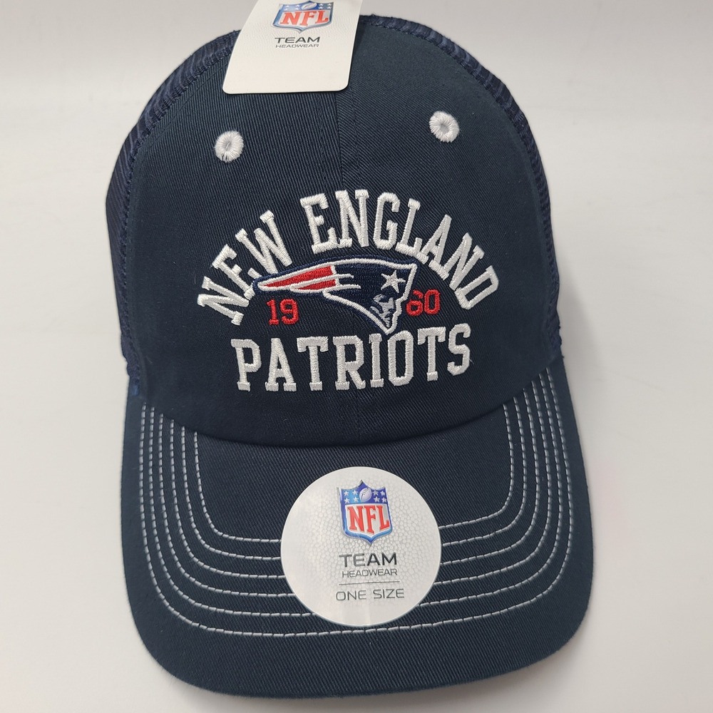 New England Patriots Hat‎ Snapback Trucker Mesh NFL Team Apparel Blue NFL Men
